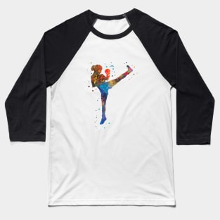 Lady muay thai boxing Baseball T-Shirt